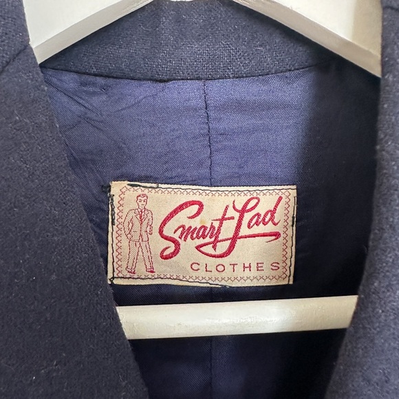 Smart Lad-Vintage Custom Blazer/Jacket-
Double Breast-Size 5-6? See Measurements - Picture 2 of 10